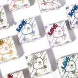 42x42mm Love Heart Flower Square Ring Box for Jewelry Display