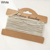 500cm Copper Chains Rainbow Colors DIY Necklace Findings