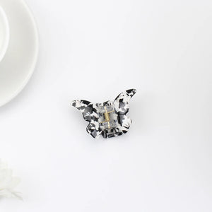 Small Butterfly Claw Clip Hair Accessories Temperament Half Shark Clip