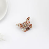 Small Butterfly Claw Clip Hair Accessories Temperament Half Shark Clip