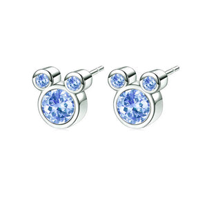 925 Silver Cartoon Heart Hoop Earrings for Women Gift