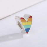 925 Silver Butterfly Charms Zircon Pave Beads for Bracelet Necklace
