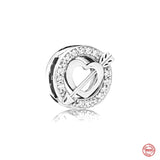 925 Silver Pendant Beads for Bracelet Positioning Clip