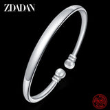 925 Silver Adjustable Bracelet&Bangle for Women Wedding Charm Jewelry