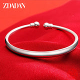 925 Silver Adjustable Bracelet&Bangle for Women Wedding Charm Jewelry