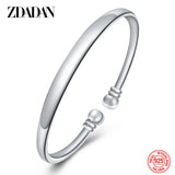 925 Silver Adjustable Bracelet&Bangle for Women Wedding Charm Jewelry