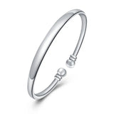 925 Silver Adjustable Bracelet&Bangle for Women Wedding Charm Jewelry