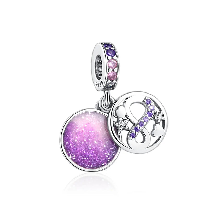 925 Sterling Silver Beads Charm Pendants for Bracelet DIY