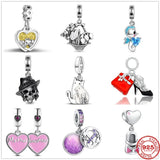 925 Sterling Silver Beads Charm Pendants for Bracelet DIY