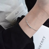 925 Silver Beads Bracelet for Women Personality Charm