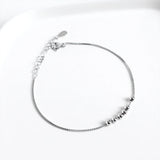 925 Silver Beads Bracelet for Women Personality Charm
