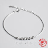 925 Silver Beads Bracelet for Women Personality Charm