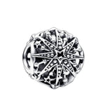 925 Silver Snowflake Charm for Bracelet - DIY Jewelry Gift