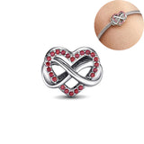 925 Silver Heart Sister Pet Charm Bead for Bracelet