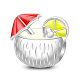 925 Silver Ice Cream Cake Charms Bead Pendant