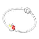 925 Silver Ice Cream Cake Charms Bead Pendant