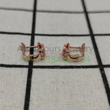 925 Silver Tianhe Green Stone Earrings High-Quality Jewelry
