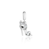 925 Silver High Heels & Bag Charms for Bracelet