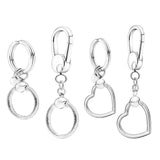 925 Silver Key Ring for DIY Charm Pendant Gift