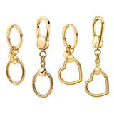 925 Silver Key Ring for DIY Charm Pendant Gift