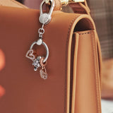 925 Silver Key Ring for DIY Charm Pendant Gift