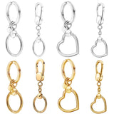 925 Silver Key Ring for DIY Charm Pendant Gift