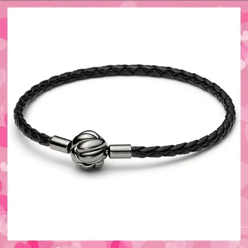 925 Silver Knot Snake Bone Chain Bracelet DIY Jewelry