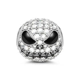 925 Silver Monkey Enamel Skull Charms Halloween Bracelet DIY Jewelry