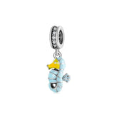 925 Sterling Silver Ocean Life DIY Women Jewelry Making Charms Bracelet