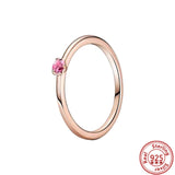 925 Silver Rings for European Women's Party Wedding Jewelry