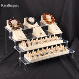 Acrylic Jewellery Display Model Stud Makeup Shelf Doll Figure Stand