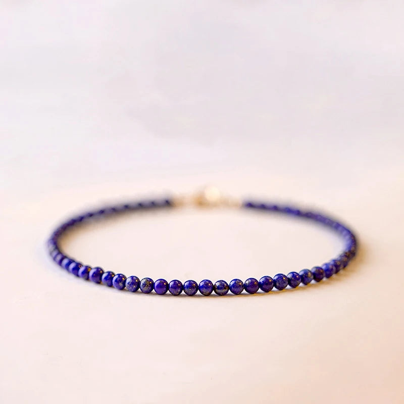 Adjustable Lapis Lazuli Beads Bracelets For Women
