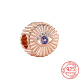 Rose Gold-plated Tiger Charm Bead for Bracelet Jewelry Gift
