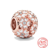 Rose Gold-plated Tiger Charm Bead for Bracelet Jewelry Gift