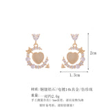 Crystal Women Dangle Earrings Pearl Earring Female Jewelry