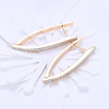 CZ Geometric Big Hoop Earrings For Women