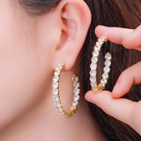 Arrival Round Earrings Women Anniversary Gift Jewelry
