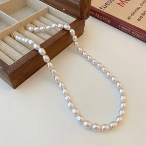 Pearl Retro Necklace Clavicle Chain Women's Jewelry
