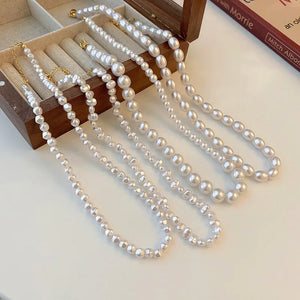 Pearl Retro Necklace Clavicle Chain Women's Jewelry