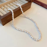 Pearl Retro Necklace Clavicle Chain Women's Jewelry