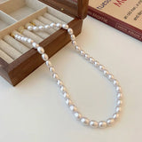 Pearl Retro Necklace Clavicle Chain Women's Jewelry