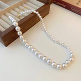 Pearl Retro Necklace Clavicle Chain Women's Jewelry