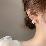 Arrival Stud Earrings Metal Women Classic Flower Pearl Jewelry