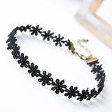 Sweet Love Crystal Pendant Necklace Velvet Choker