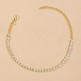 Boho Silver Anklets for Women Beach Jewelry 7144