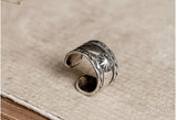 Antique 925 Sterling Silver Clip Earrings No Pierced Nose Hoop Ear Cuff
