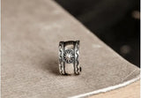 Antique 925 Sterling Silver Clip Earrings No Pierced Nose Hoop Ear Cuff