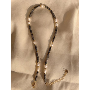 Freshwater Pearl Necklace Natural Stone Collar Women Jewelry