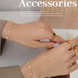 Stainless Steel Cross Chain Bracelet for Women, Valentines Gift
