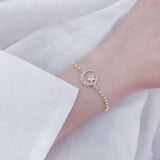 Zircon Moon Star Bracelet Micro Inlaid Zirconia Pulseras Bangles